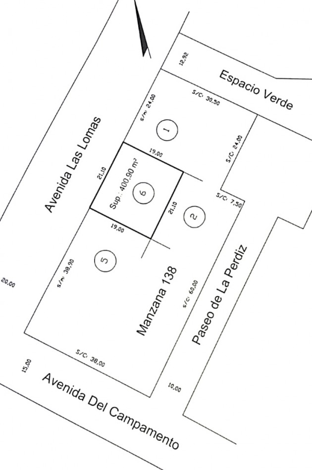 Lote en venta en barrio Avenida Las Lomas de Miramar