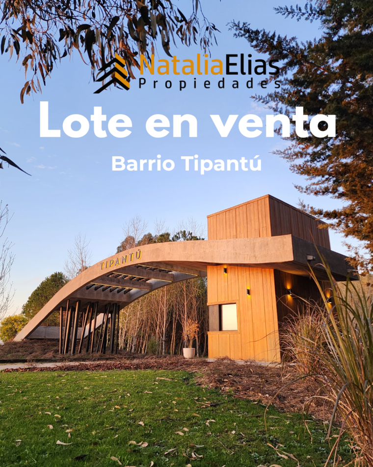 Lote en venta en barrio Tipantu 