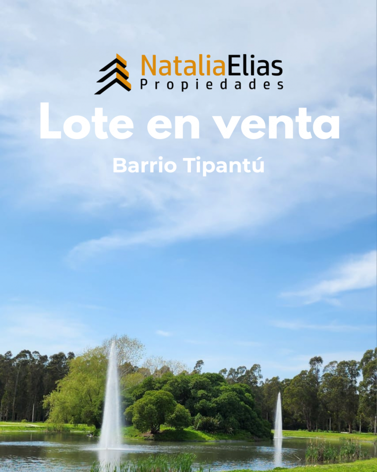 Lote en venta en barrio Tipantu 