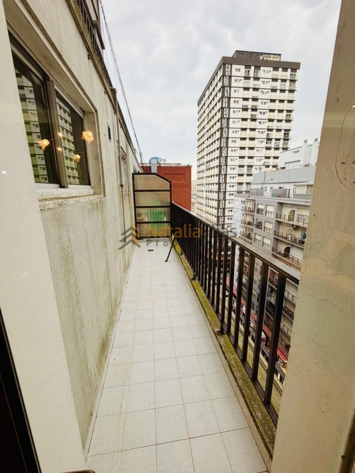 Alquiler 24 meses: departamento 3 ambientes con dependencia en Centro de Mar del Plata