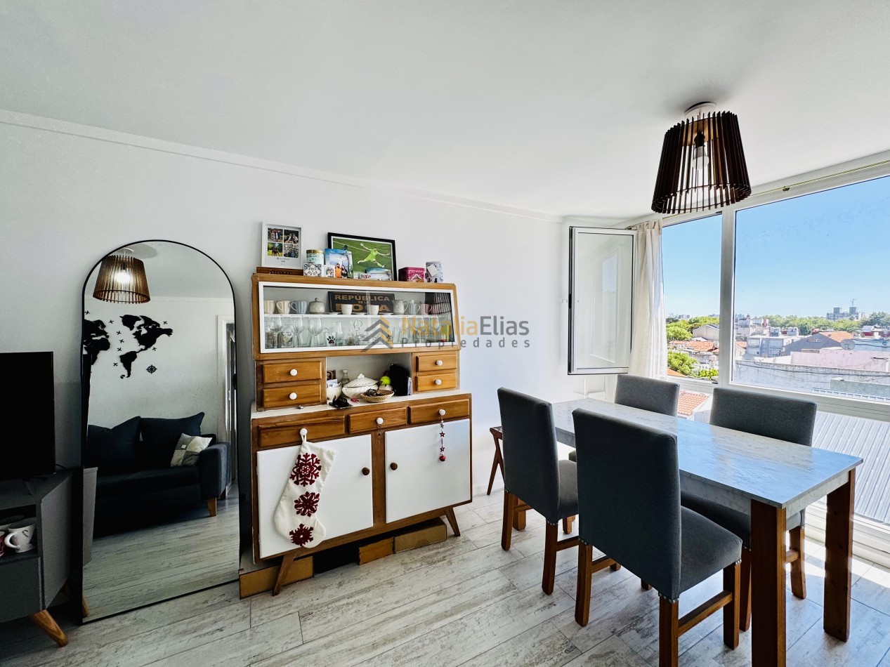 Departamento 2 ambientes al frente en La Perla 