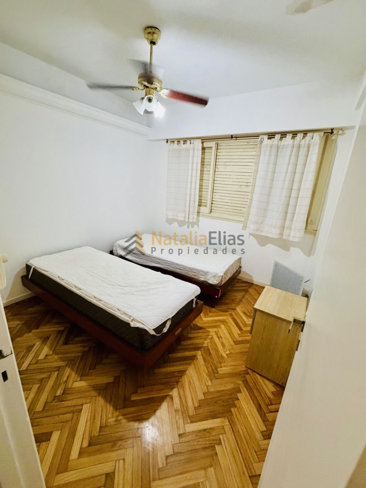 Alquiler 24 meses: departamento 3 ambientes con dependencia en Centro de Mar del Plata