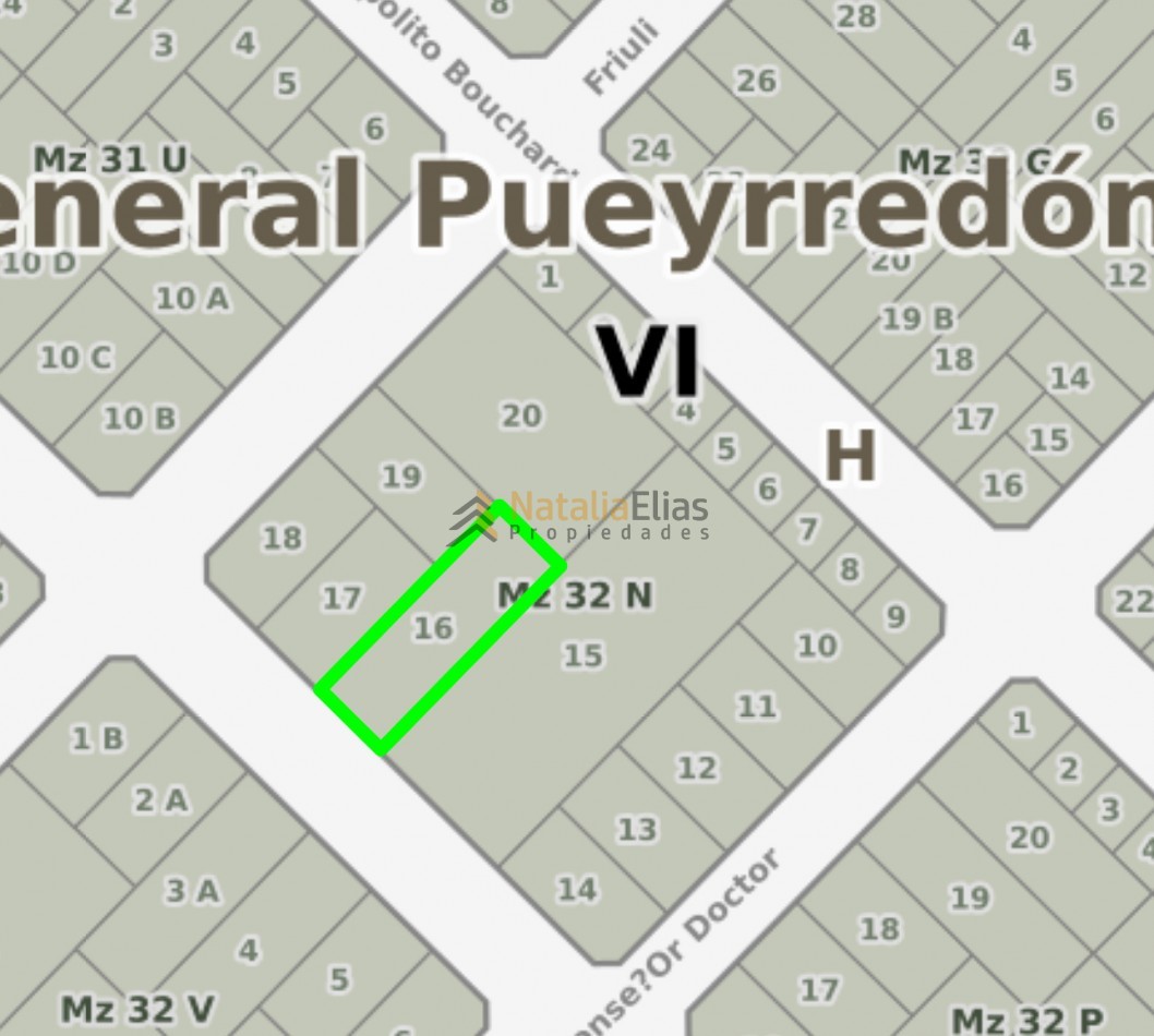 Lote en venta en Rosales al 7000