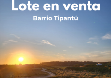 Lote en venta en barrio Tipantu 