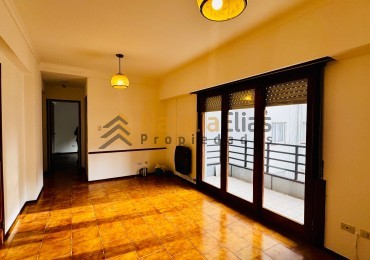 Departamento 2 ambientes con balcon al lateral 